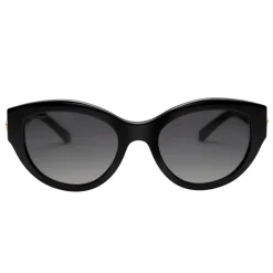 Bulgari - Serpenti Fashion Crystals - Cat-Eye Sunglasses - Black - Serpenti Collection - Bulgari Eyewear - Avvenice