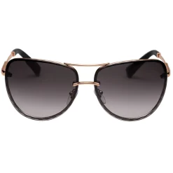 Bulgari - Serpenti Pilot - Gold Plated Metal Sunglasses with Gemstones - Gold - Serpenti Collection - Bulgari Eyewear - Avvenice