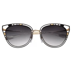 Bulgari - Serpenti Temptalicious - Cat Eye With Openwork Structure Sunglasses - Gold - Serpenti Collection - Bulgari Eyewear - Avvenice
