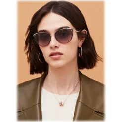 Bulgari - Serpentine - Cat Eye Sunglasses - Brown - Serpenti Collection - Sunglasses - Bulgari Eyewear - Avvenice