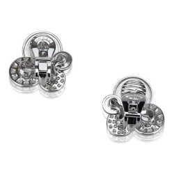 Bulgari Vintage - Diamond Cicladi Earrings - Bvlgari Earrings in 18K White Gold with Diamond Set - Luxury High Quality - Avvenice