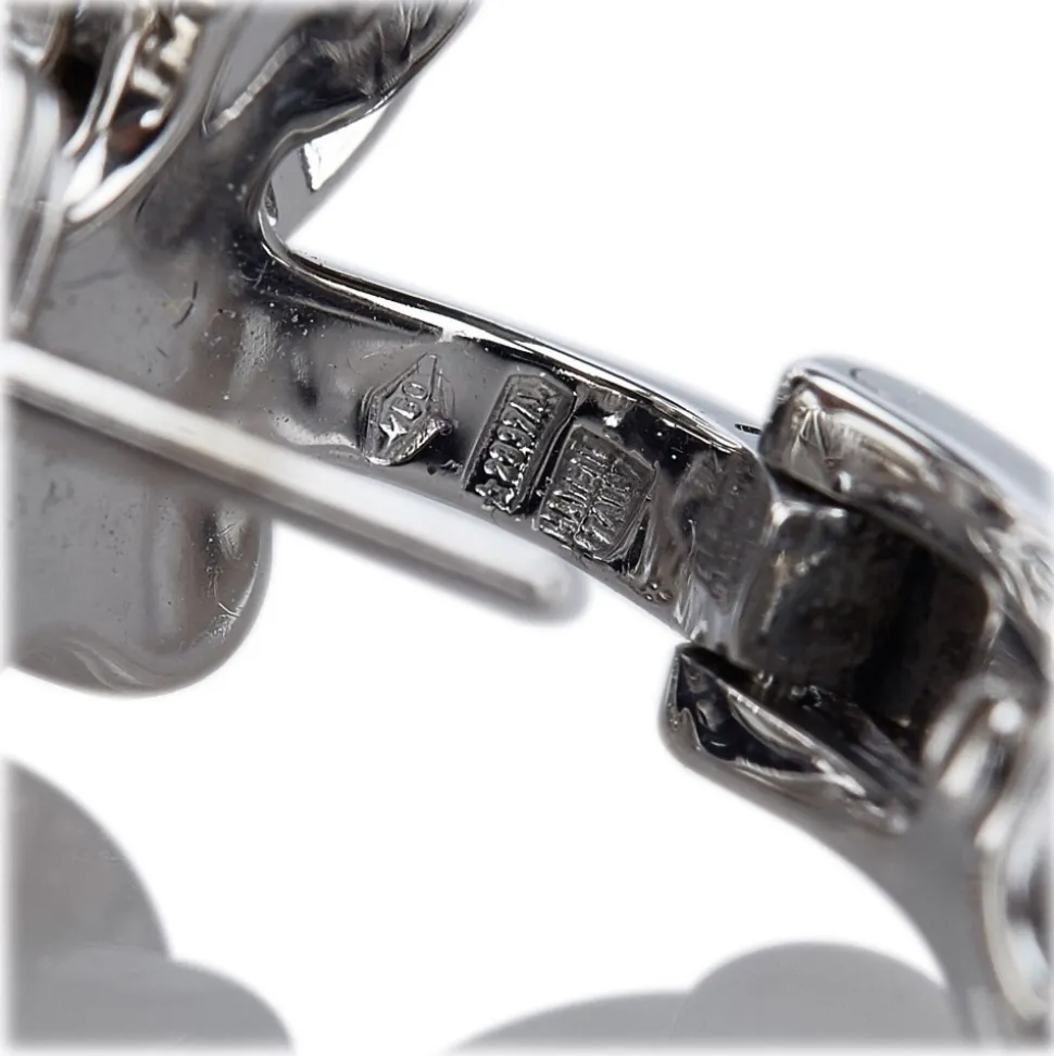 Bulgari Vintage - Diamond Cicladi Earrings - Bvlgari Earrings in 18K White Gold with Diamond Set - Luxury High Quality - Avvenice