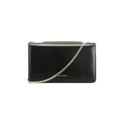 Bulgari Vintage - Leather Bulgari-Bulgari Chain Crossbody Bag - Black - Leather and Calf Leather Handbag - Luxury High Quality - Avvenice