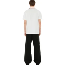 Burberry - Cotton Polo Shirt - White - Exclusive Burberry Collection - Avvenice