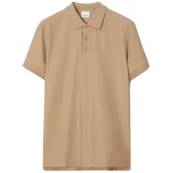 Burberry - Cotton Polo Shirt - Soft Fawn - Exclusive Burberry Collection - Avvenice