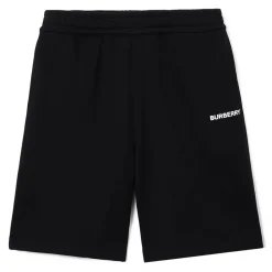 Burberry - Cotton Shorts - Black - Exclusive Burberry Collection - Avvenice
