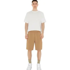 Burberry - Cotton Shorts - Camel - Exclusive Burberry Collection - Avvenice
