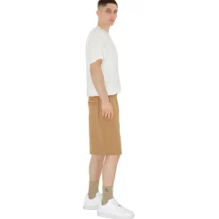 Burberry - Cotton Shorts - Camel - Exclusive Burberry Collection - Avvenice