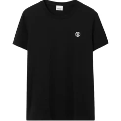 Burberry - Cotton T-Shirt - Black - Exclusive Burberry Collection - Avvenice