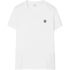 Burberry - Cotton T-Shirt - White - Exclusive Burberry Collection - Avvenice