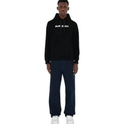 Burberry - Logo Cotton Hoodie - Black - Exclusive Burberry Collection - Avvenice