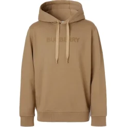 Burberry - Logo Cotton Hoodie - Camel - Exclusive Burberry Collection - Avvenice