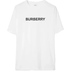 Burberry - Logo Cotton T-Shirt - White - Exclusive Burberry Collection - Avvenice