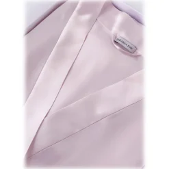 by Dariia Day - Long Silk Robe - Blush Pink - Fashion - New Collection - Mulberry Silk - Artisan Silk Robe - Luxury - Avvenice