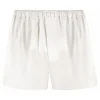 by Dariia Day - Silk Boxers - Powder White - Fashion - New Collection - Mulberry Silk - Artisan Silk Boxers - Luxury - Avvenice