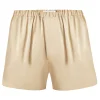 by Dariia Day - Silk Boxers - French Beige - Fashion - New Collection - Mulberry Silk - Artisan Silk Boxers - Luxury - Avvenice