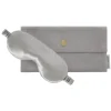 by Dariia Day - Silk Eyemask - Silver Grey - Bedding - Home - Mulberry Silk - Artisan Silk Eyemask - Luxury - Avvenice