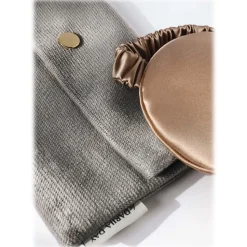 by Dariia Day - Silk Eyemask - French Beige - Bedding - Home - Mulberry Silk - Artisan Silk Eyemask - Luxury - Avvenice