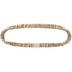 by Dariia Day - Silk Headband - French Beige - Fashion - New Collection - Mulberry Silk - Artisan Silk Headband - Luxury - Avvenice