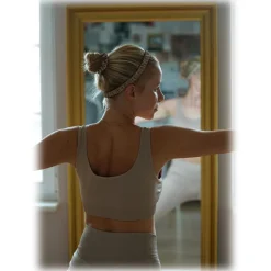 by Dariia Day - Silk Headband - French Beige - Fashion - New Collection - Mulberry Silk - Artisan Silk Headband - Luxury - Avvenice