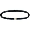 by Dariia Day - Silk Headband - Midnight Black - Fashion - New Collection - Mulberry Silk - Artisan Silk Headband - Luxury - Avvenice