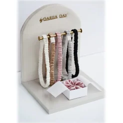 by Dariia Day - Silk Headband and Scrunchie Set - Blush Pink - Fashion - Mulberry Silk - Silk Headband and Scrunchie - Luxury - Avvenice