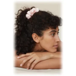 by Dariia Day - Silk Headband and Scrunchie Set - Blush Pink - Fashion - Mulberry Silk - Silk Headband and Scrunchie - Luxury - Avvenice