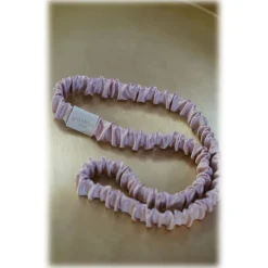 by Dariia Day - Silk Headband - Blush Pink - Fashion - New Collection - Mulberry Silk - Artisan Silk Headband - Luxury - Avvenice