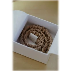 by Dariia Day - Silk Headband and Scrunchie Set - French Beige - Fashion - Mulberry Silk - Silk Headband and Scrunchie - Luxury - Avvenice