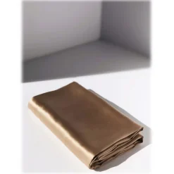 by Dariia Day - Silk Pillowcase - French Beige - Bedding - Home - Mulberry Silk - Artisan Silk Pillowcase - Luxury - Avvenice