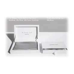 by Dariia Day - Silk Pillowcase - Silver Grey - Bedding - Home - Mulberry Silk - Artisan Silk Pillowcase - Luxury - Avvenice