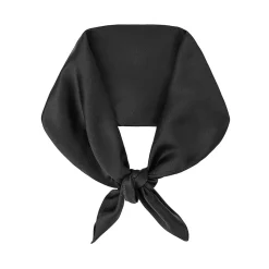 by Dariia Day - Silk Scarf Square - Black Midnight - Fashion - New Collection - Mulberry Silk - Artisan Silk Scarf - Luxury - Avvenice