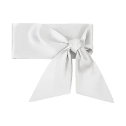 by Dariia Day - Silk Scarf Long - Silver Grey - Fashion - New Collection - Mulberry Silk - Artisan Silk Scarf - Luxury - Avvenice