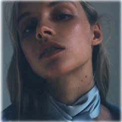 by Dariia Day - Silk Scarf Long - Silver Grey - Fashion - New Collection - Mulberry Silk - Artisan Silk Scarf - Luxury - Avvenice