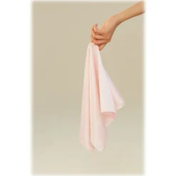 by Dariia Day - Silk Scarf Square - Blush Pink - Fashion - New Collection - Mulberry Silk - Artisan Silk Scarf - Luxury - Avvenice