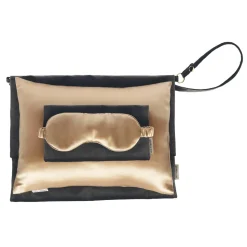 by Dariia Day - Silk Travel Set - French Beige - Bedding - Home - Mulberry Silk - Artisan Silk Pillowcase - Luxury - Avvenice