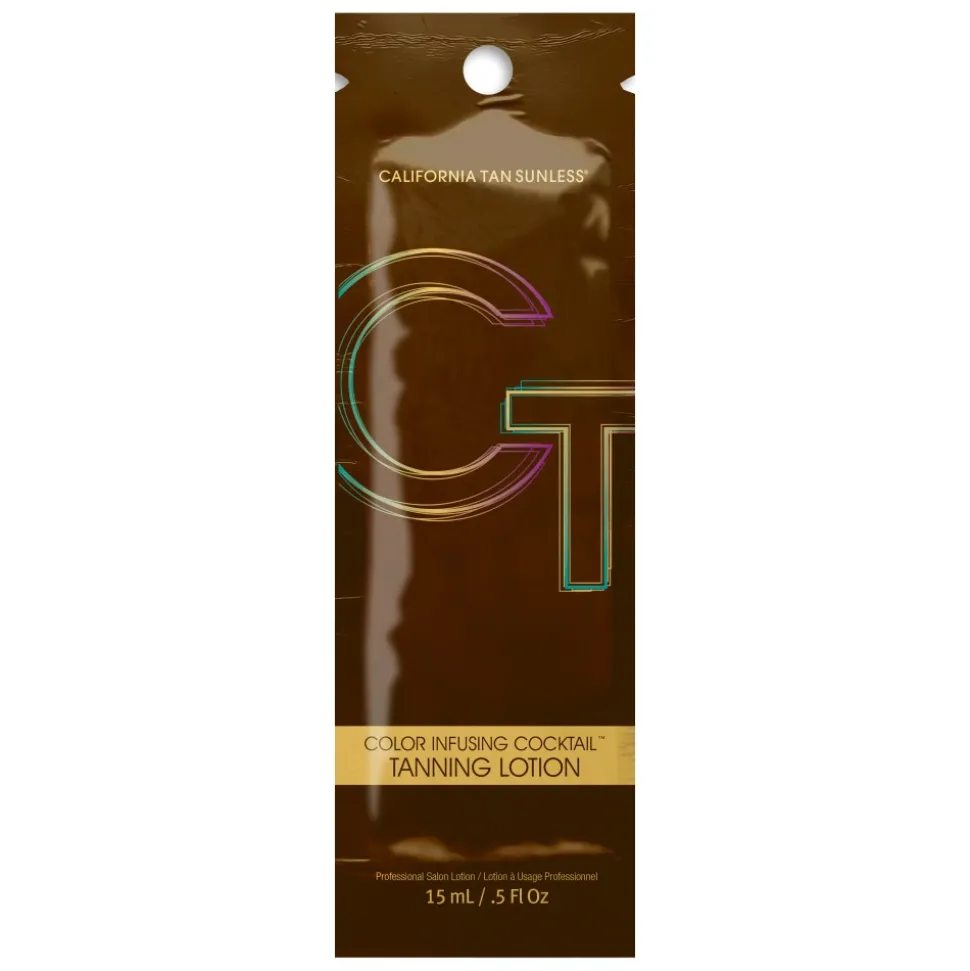 California Tan - Color Infusing Cocktail™ Tanning Lotion - Step 2 Develop - CT Sunless Collection - Professional Lotion - 15 ml - Avvenice