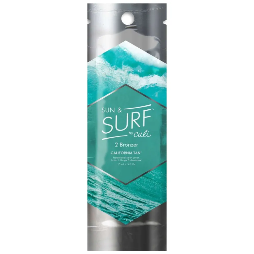 California Tan - Sun & Surf™ by Cali Bronzer - Step 2 Bronzer - Professional Tanning Lotion - 15 ml - Avvenice