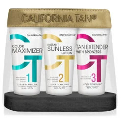 California Tan - Sunless Tanning Kit - Travel Kit - CT Sunless Collection - Professional Tanning Lotion - Avvenice