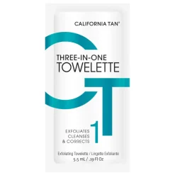 California Tan - Three-in-One Towelette - Step 1 Prepare - CT Sunless Collection - Professional Tanning Lotion - Avvenice