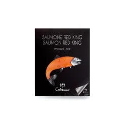 Calvisius - Red King Salmon Sliced - Selected Salmon Fillet - Smoked and Specialties - 6 x 90 g - Avvenice