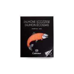 Calvisius - Scottish Salmon Sliced - Selected Salmon Fillet - Smoked and Specialties - 6 x 100 g - Avvenice