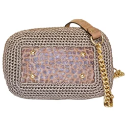 CapriNina - Capriccio - Fine Bag Handmade in Capri - Beige - Handmade in Italy - Exclusive Luxury - Avvenice