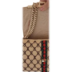 CapriNina - CapriGu - Fine Bag Handmade in Capri - Beige - Handmade in Italy - Exclusive Luxury - Avvenice