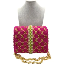 CapriNina - CapriGu - Fine Bag Handmade in Capri - Fuchsia - Handmade in Italy - Exclusive Luxury - Avvenice
