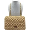 CapriNina - Ninetta Silke - Fine Bag Handmade in Capri - Gold - Handmade in Italy - Exclusive Luxury - Avvenice