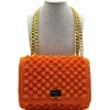 CapriNina - Ninetta Silke - Fine Bag Handmade in Capri - Orange - Handmade in Italy - Exclusive Luxury - Avvenice