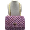 CapriNina - Ninetta Silke - Fine Bag Handmade in Capri - Lilac - Handmade in Italy - Exclusive Luxury - Avvenice