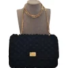 CapriNina - Ninetta Versy - Fine Bag Handmade in Capri - Black Gold - Handmade in Italy - Exclusive Luxury - Avvenice