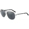 Cartier - Aviator - Metal Black Platinum Polarized Grey - Première de Cartier - Sunglasses - Cartier Eyewear - Avvenice